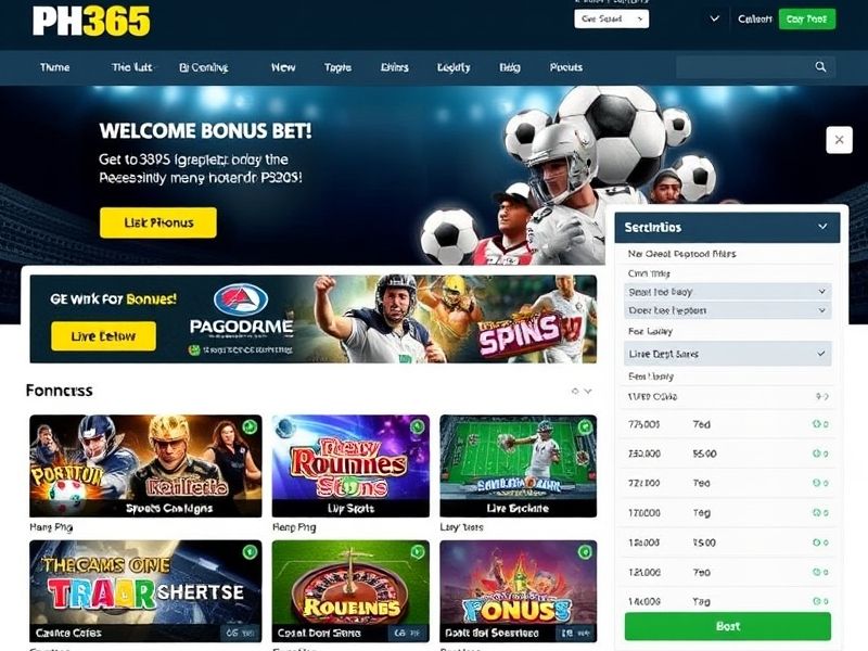 Welcome to ph365 bet.com, your premier destination for online gambling, sports betting, and casino games. Enjoy real money betting on a trusted platform with live odds, expert tips, and thrilling promotions.